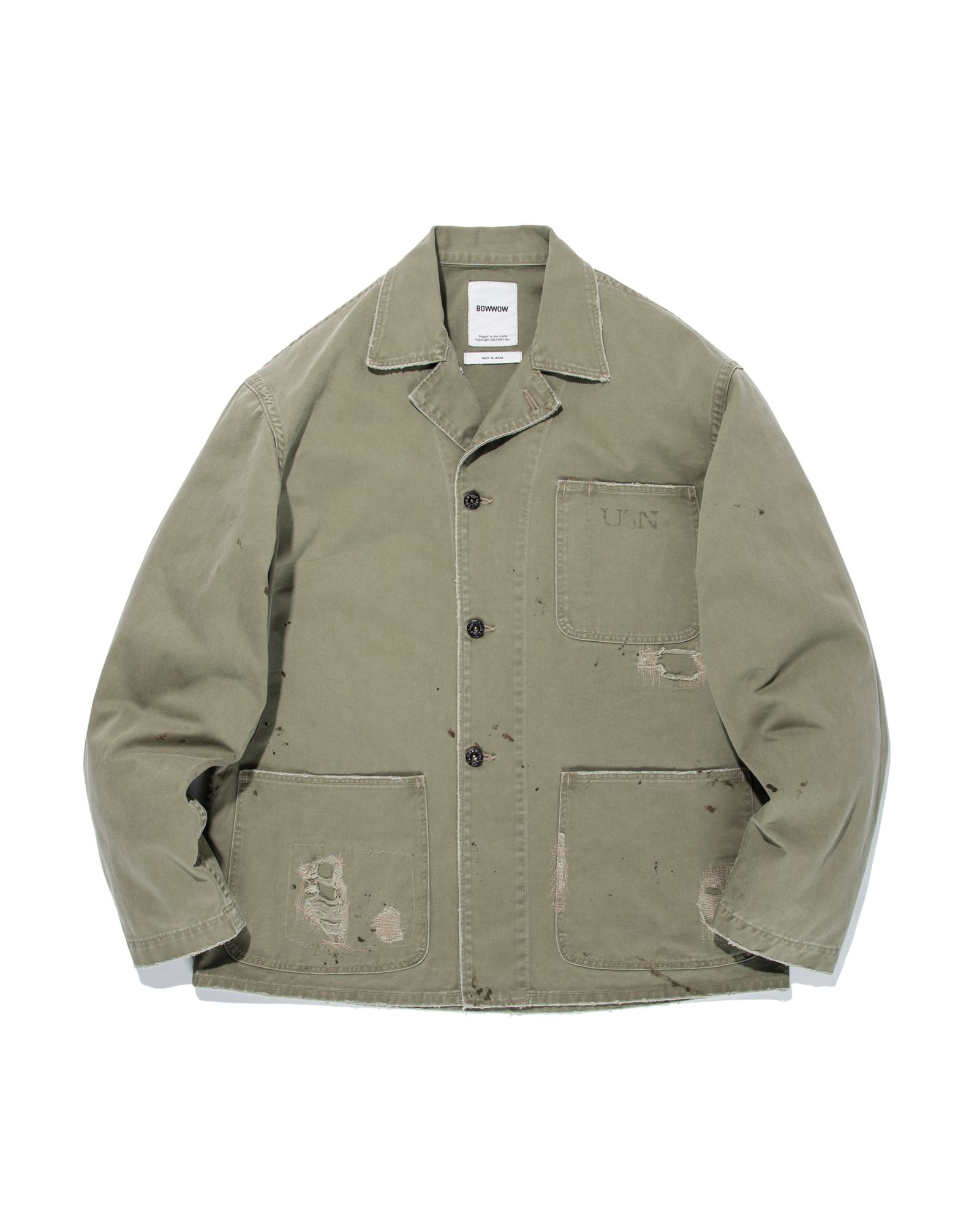 BOWWOW - BOW WOW バウワウ USN N-3 TWILL JK(W251-UN3TJ)OD BOWWOW - BOW WOW バウワウ USN N-3 TWILL JK(W251-UN3TJ)OD