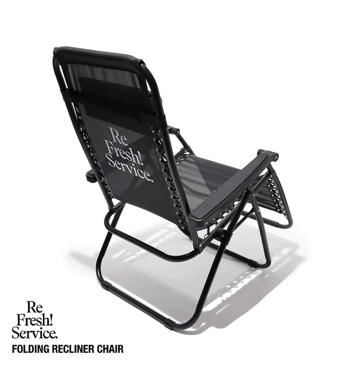 ReFresh!Service. FOLDING RECLINER CHAIR(BLACK)☆9月27日(土)発売！