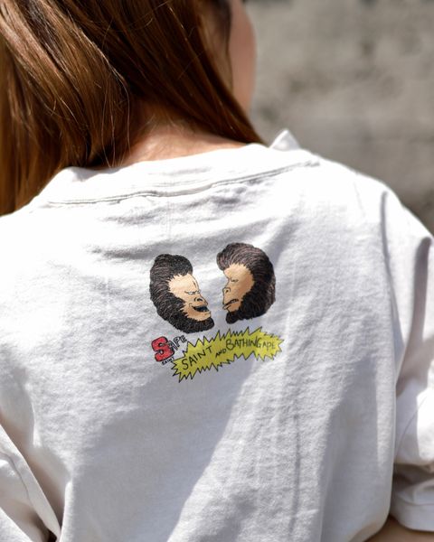 ©SAINT M×××××× AP SS TEE HVN ＆ HELLスタイル