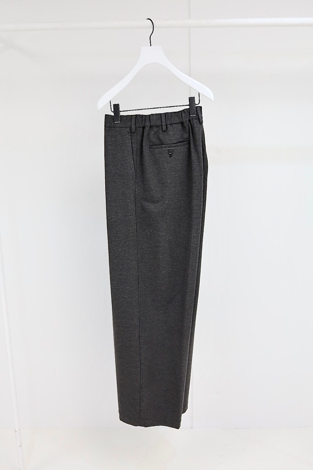 グラフペーパー 25AW SIDOGRAS Melange Ponte Wide Slacks(GM254-40052) GRAY☆11月29日(土)発売！