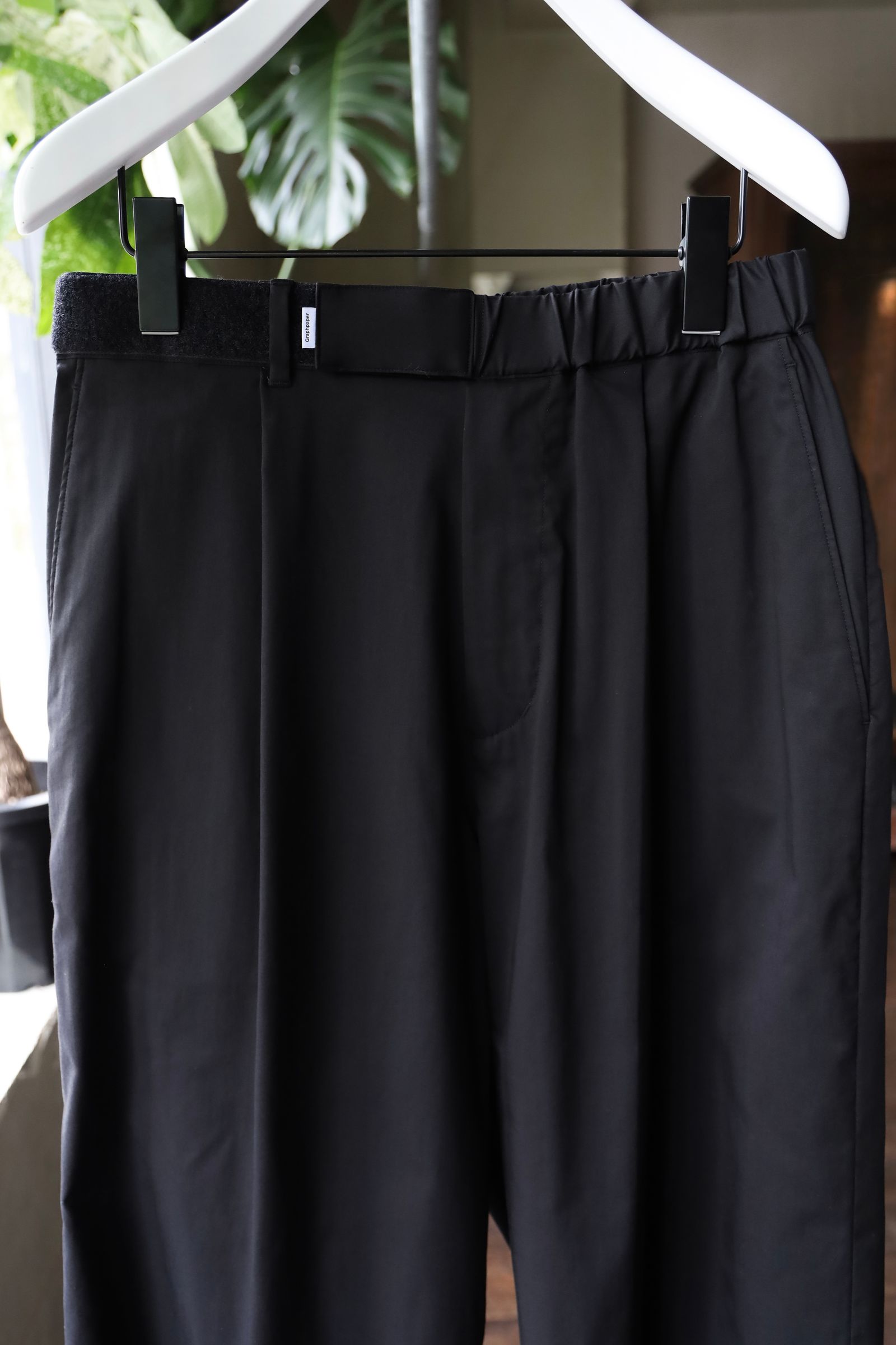 グラフペーパー Solotex Twill Wide Chef Pants(BLACK)