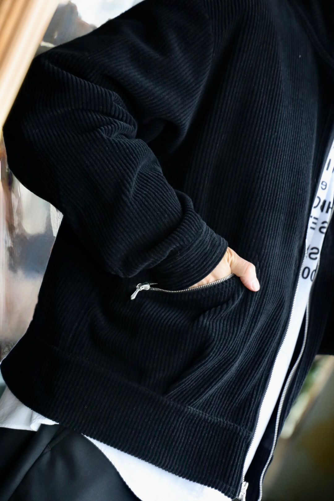 A.PRESSE Wool Corduroy Bomber Jacket 2025スタイル