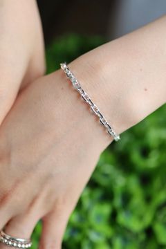 XOLO JEWELRY ブレスレット / Oval Cut Link Bracelet-4mm-(XOB117)☆再入荷！