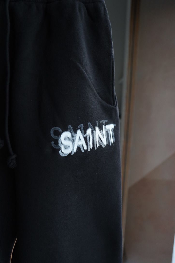 セントマイケル25SS SEVEN DEADLY PANTS(SM-HR8-0000-055)BLACK