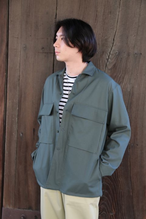 Graphpaper Wooly Cotton Military Jacket(GM211-30051) style.2021.2.21.
