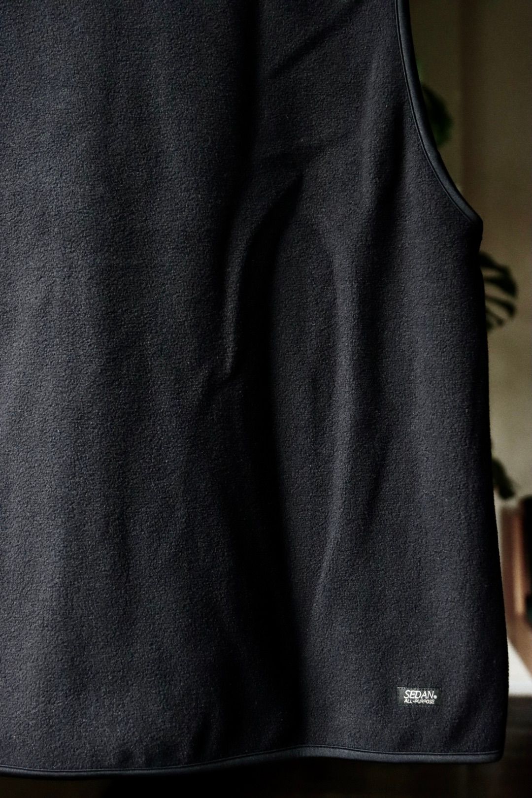 セダンオールパーパスFW23 Fleece Full Zip Vest (SD23F-CT06)Black