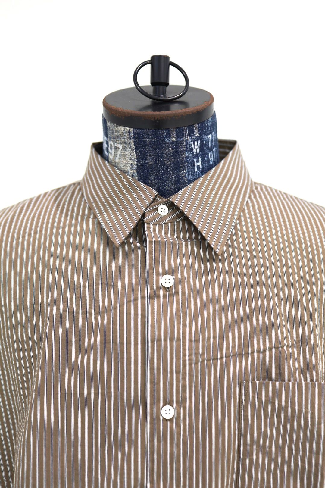 フレッシュサービス 26SS CHRAFTeX® L/S STRIPE SHIRT(FSC262-50007)BROWN STRIPE☆5月30日(土)発売！