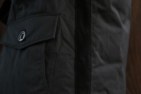 COMME des GARCONS HOMME 綿ナイロンウェザー×綿コーデュロイブルゾン"BLACK"Style.2020.10.31.
