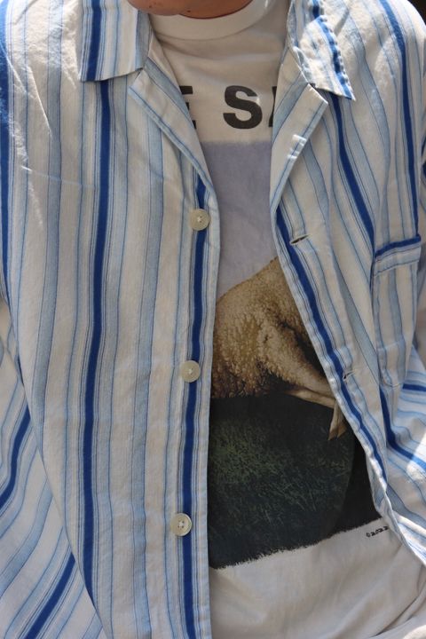©SAINT M×××××× 22SS STRIPE PJ SHIRT   style.2022.4.6. ※4月9日(土)発売