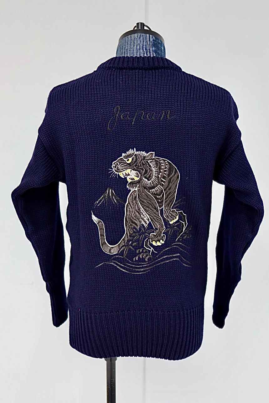 アイ ジュンヤワタナベマン 25AW  Miller Rayner 刺繍 梳毛天竺ニット(WP-N901-100)☆11月14日(金)新作発売！