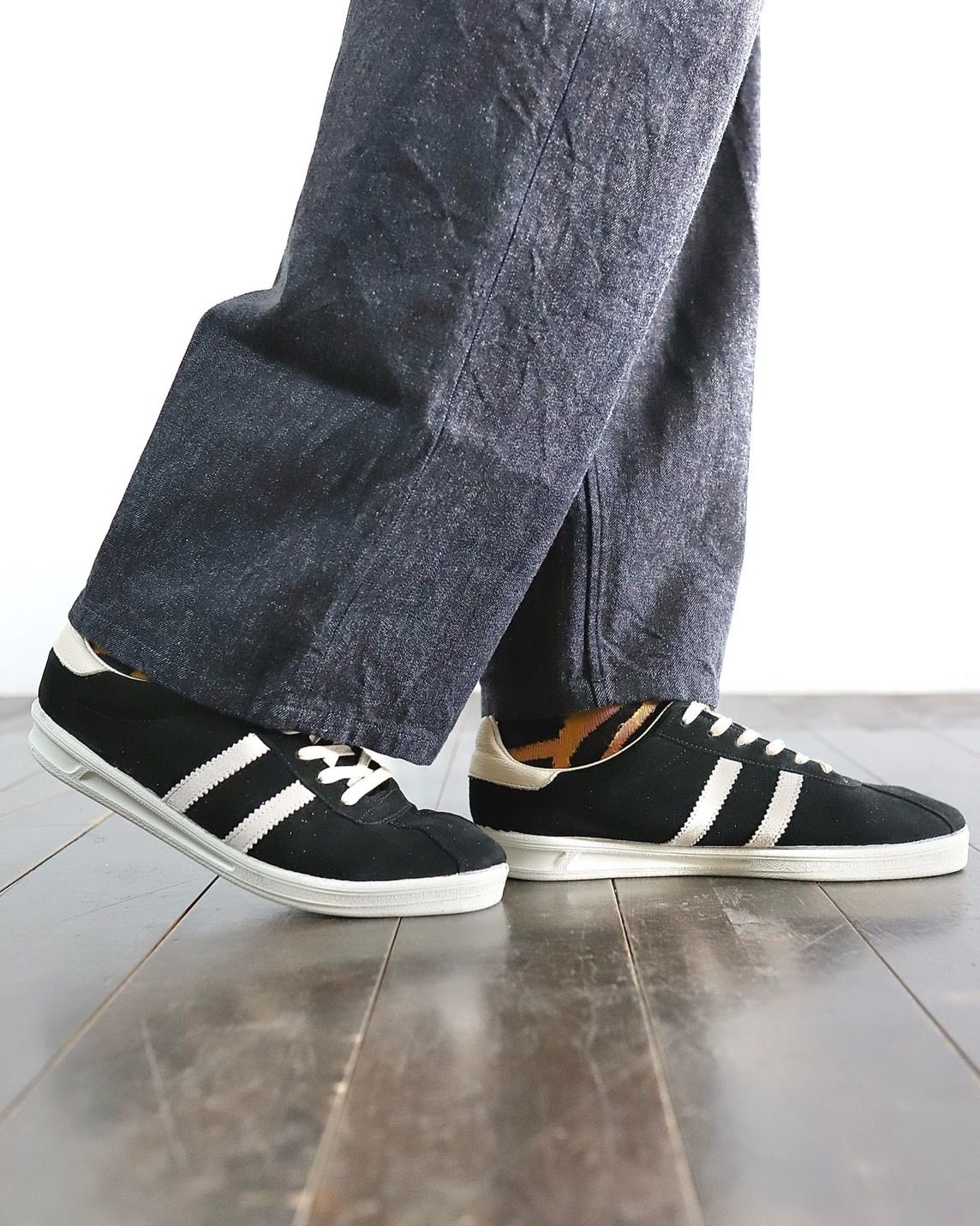 グラフペーパー24SS REPRODUCTION OF FOUND For GP RUSSIAN MILITARY TRAINER(GU241-90260)WHITE×BLACK☆3月23日(土)発売！