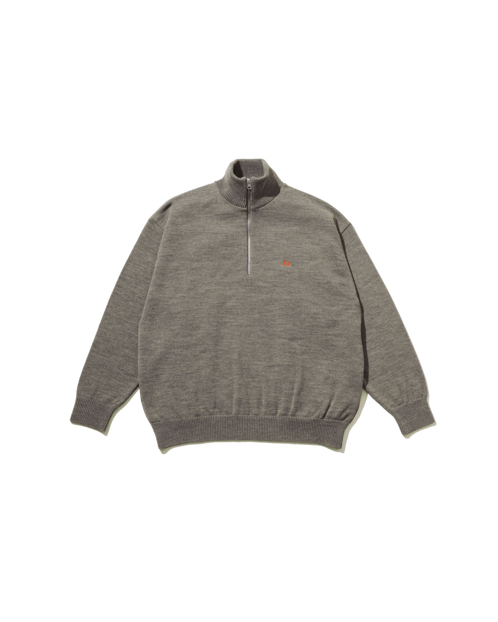フレッシュサービス 26AW THERMAL JERSEY HARF ZIP KNIT(FSC263-80009)GRAY☆10月17日(土)新作発売！