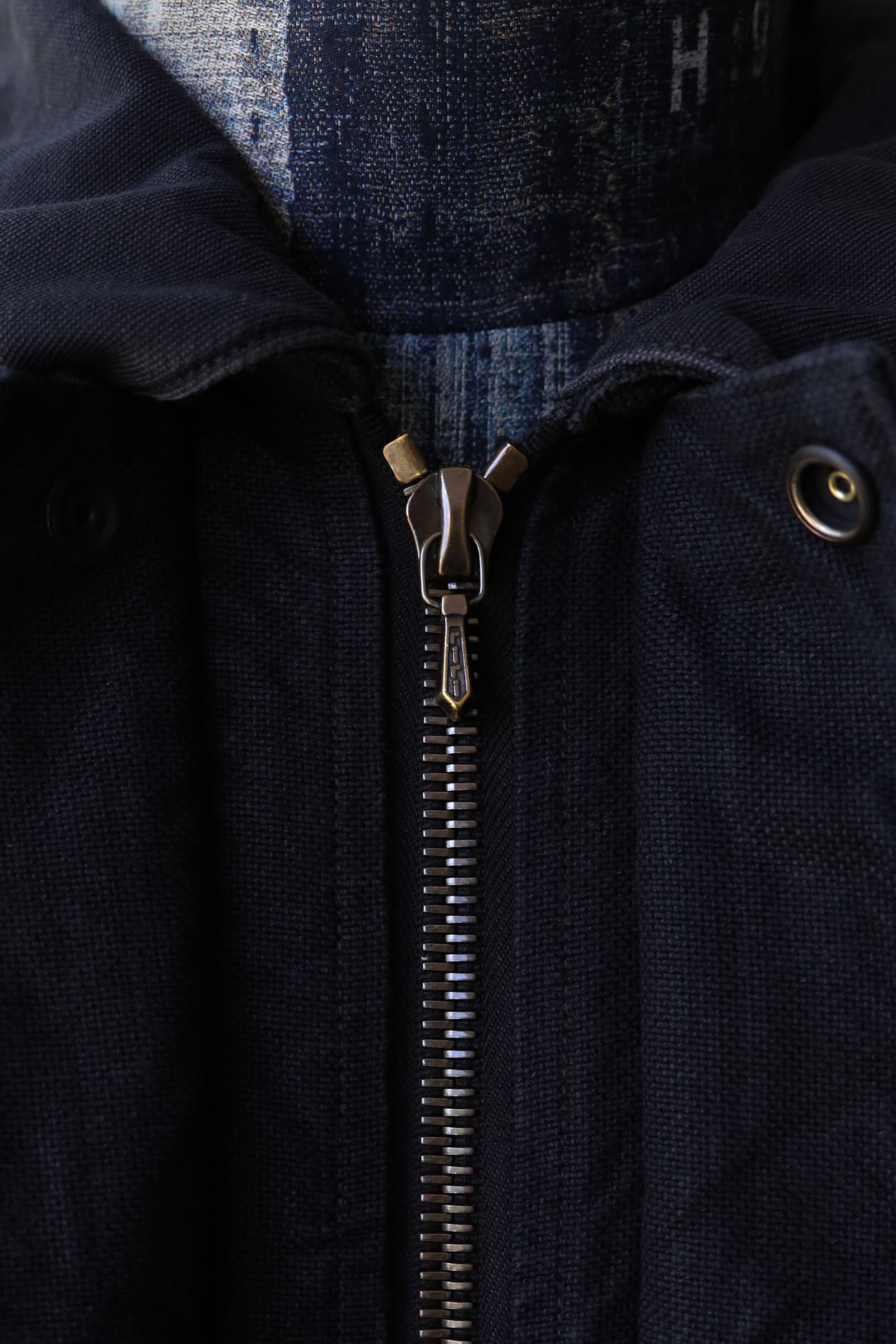 アプレッセ 2025 STYLE2 Vintage Silk Hemp Hunting Jacket(25AAP-01-25)BLACK☆再入荷！