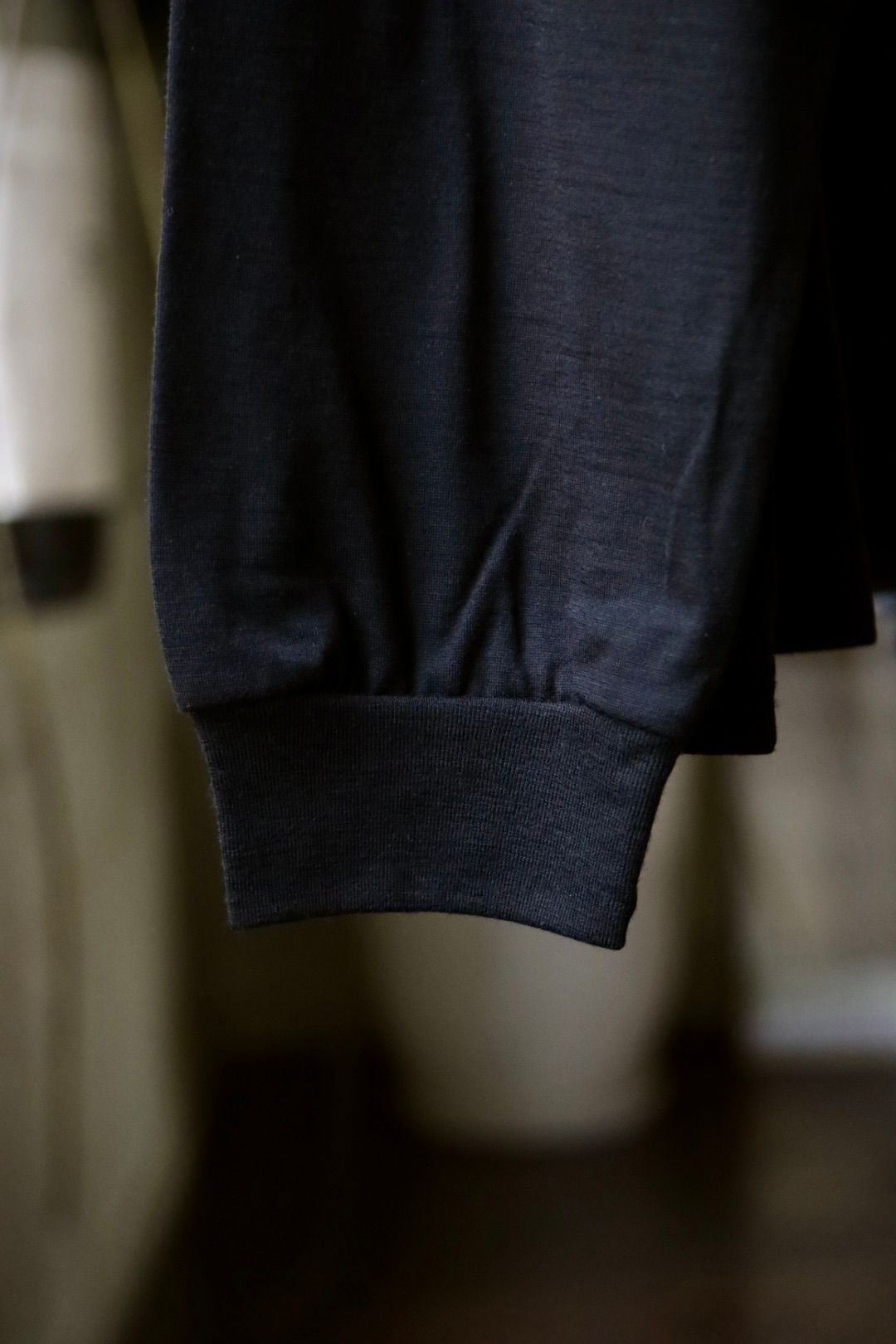 セダンオールパーパス23FW OG LOGO WOOL JERSEY L/S TEE(SD23F-CT02)BLACK