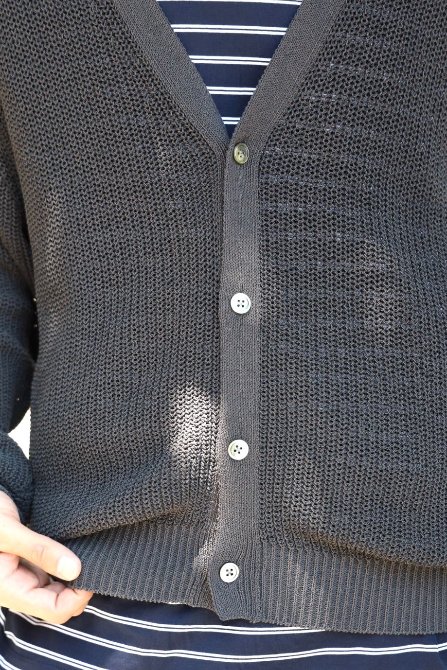Graphpaper Coiled Wool Nylon Cardigan PICK UP STYLE !
