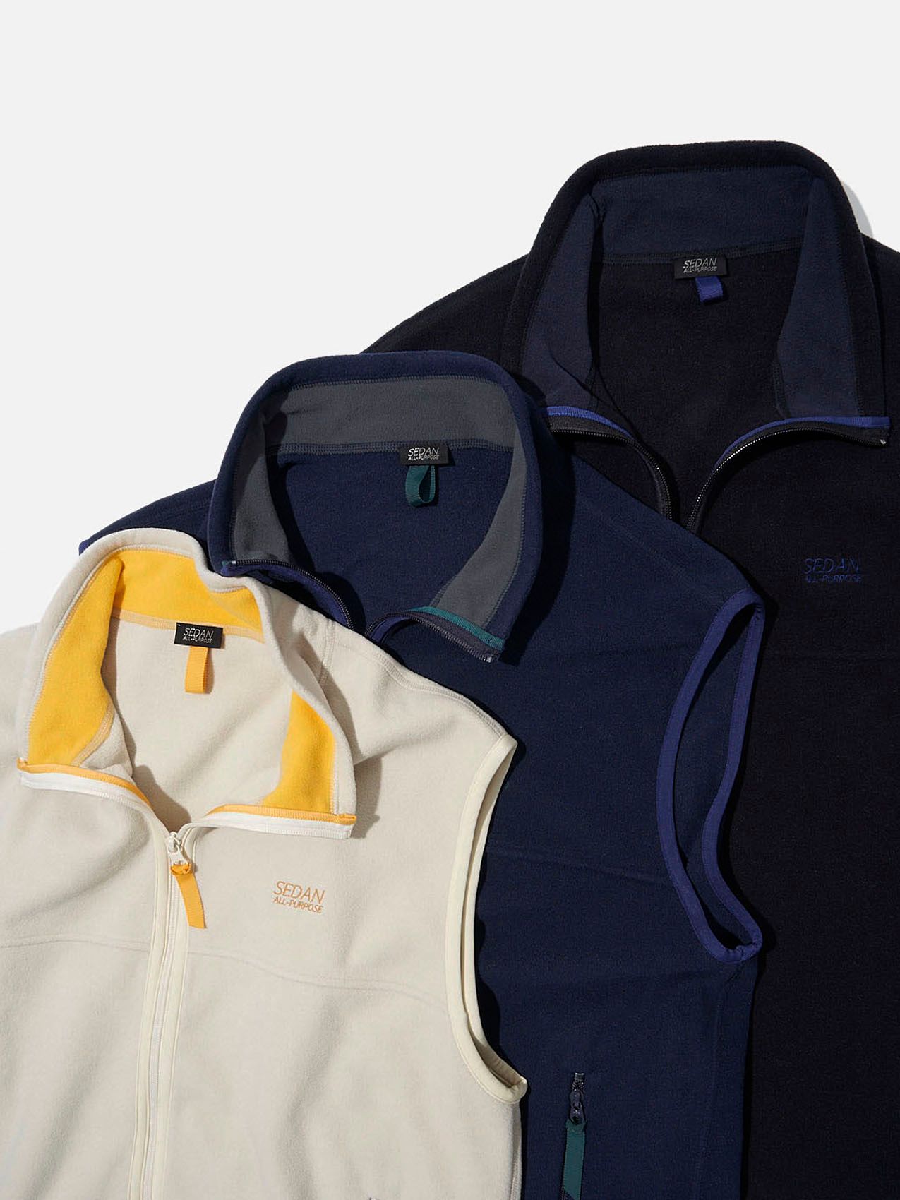 SEDAN ALL-PURPOSE / FLEECE FULL ZIP VEST セダンオール
