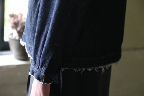 YOKE DETACHABLE POCKET DENIM JACKET(YK21SS0196B) style.2021.5.2.