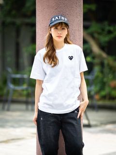 PLAY COMME des GARCONS 新作BLACKエンブレムバックプリントTシャツ style.2026.8.16