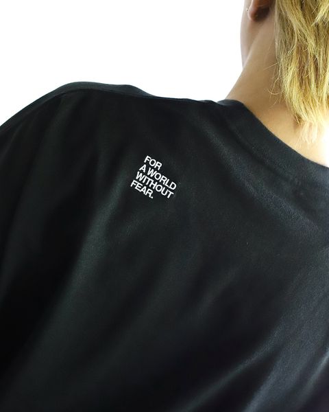 VIBTEX for FreshService 24SS  S/S CREW NECK TEE(BLACK) style 2024.5.17