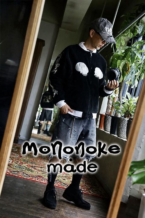 mononoke・made モノノケ・メイド  REVERSIBLE SKA JAMBER"BLACK"スタイル