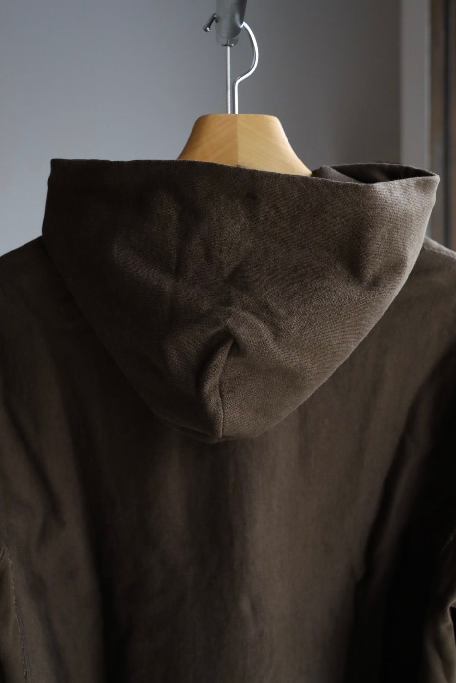 blurhms Women's 25FW Soft&Hard Sweat Hoodie P/O(bROOTS24F22F25)KhakiBrown☆新作発売！