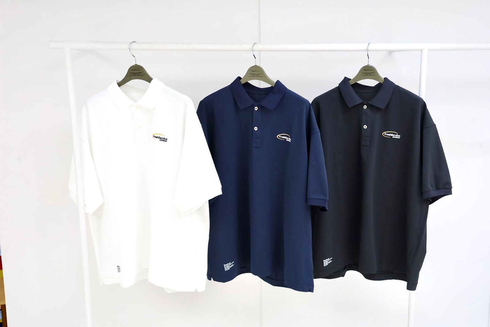 フレッシュサービス DRY PIQUE JERSEY POLO "DISPATCH"(FSC261-70155)WHITE☆4月18日(土)新作発売！