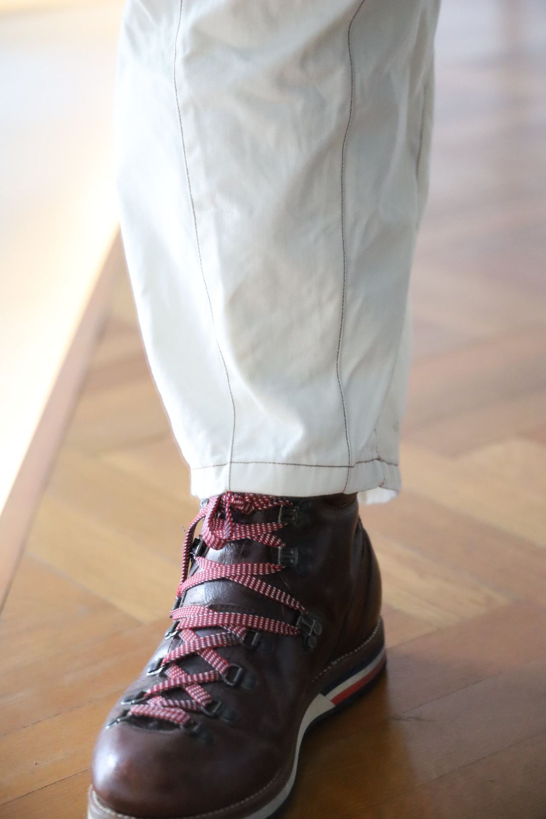 is-ness BALLOON BAKER PANTS"OFF WHITE"スタイル.2025.1.13.