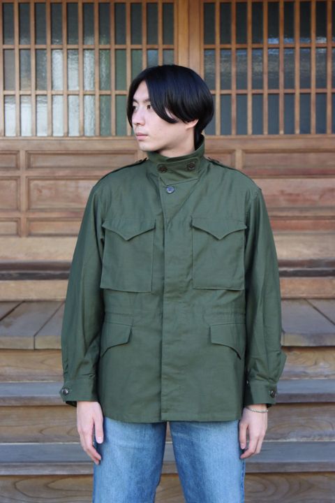 CIOTAスビンコットンムラ糸バックサテンM43フィールドジャケットKHAKI style.2021.8.30.