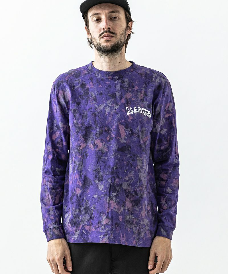 ペイントカモフラージュ L/S Tシャツ / Paint Camo L/S Tee / PURPLE