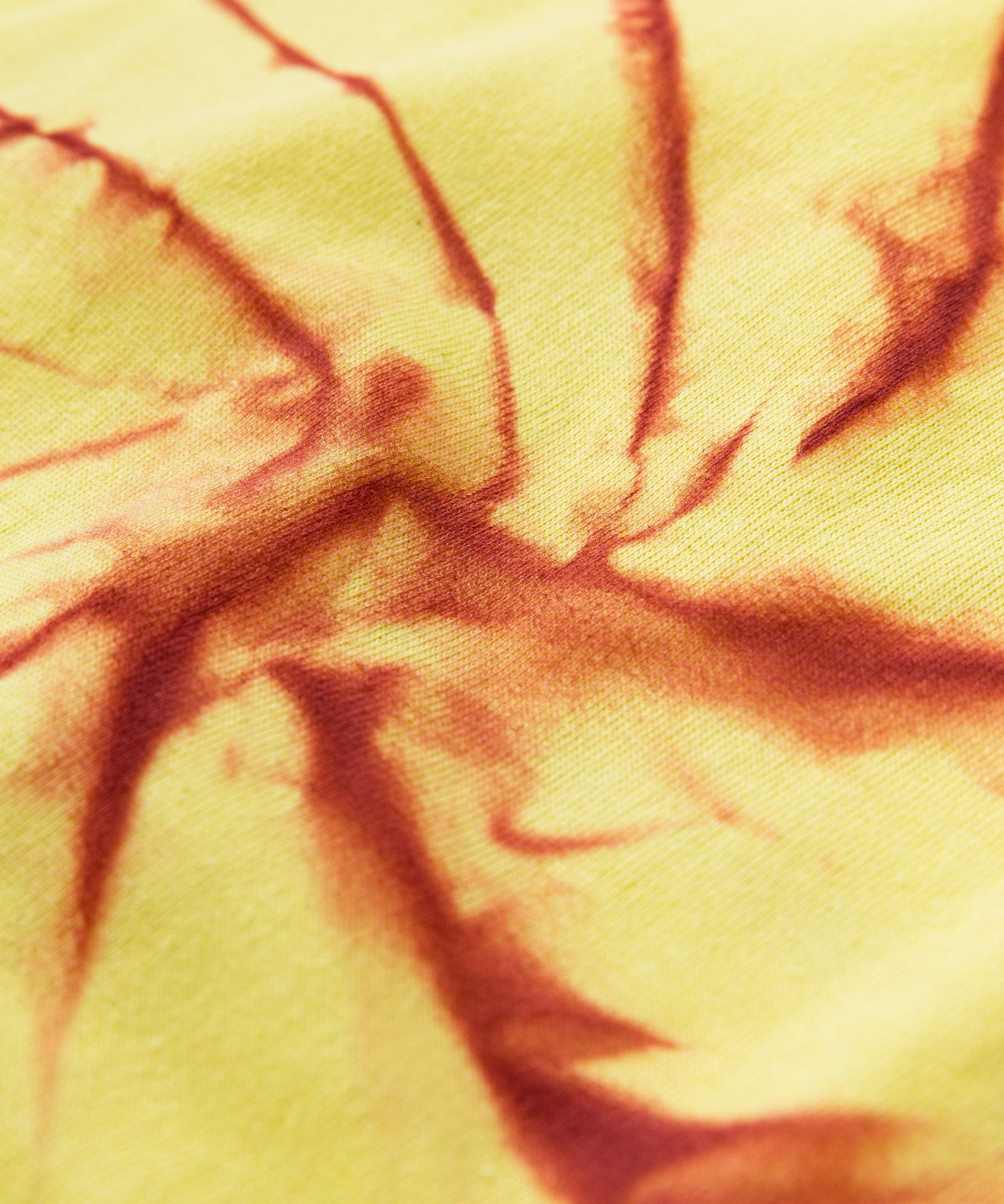 ハンドダイ Tシャツ / Hand Dye Tee / YELLOW