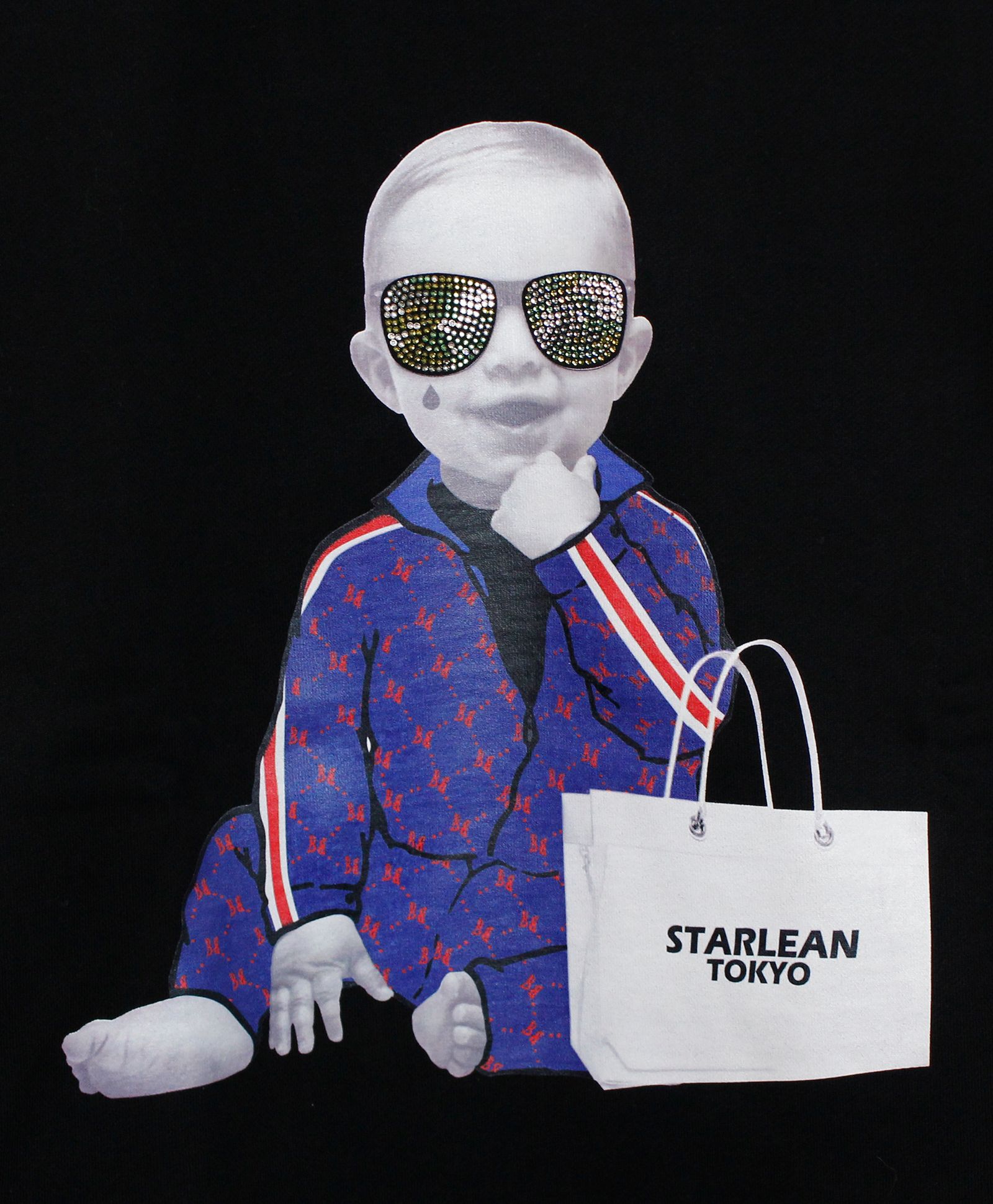 スウェット / JERSEY BABY SWEAT / BLACK  [SLSW087]