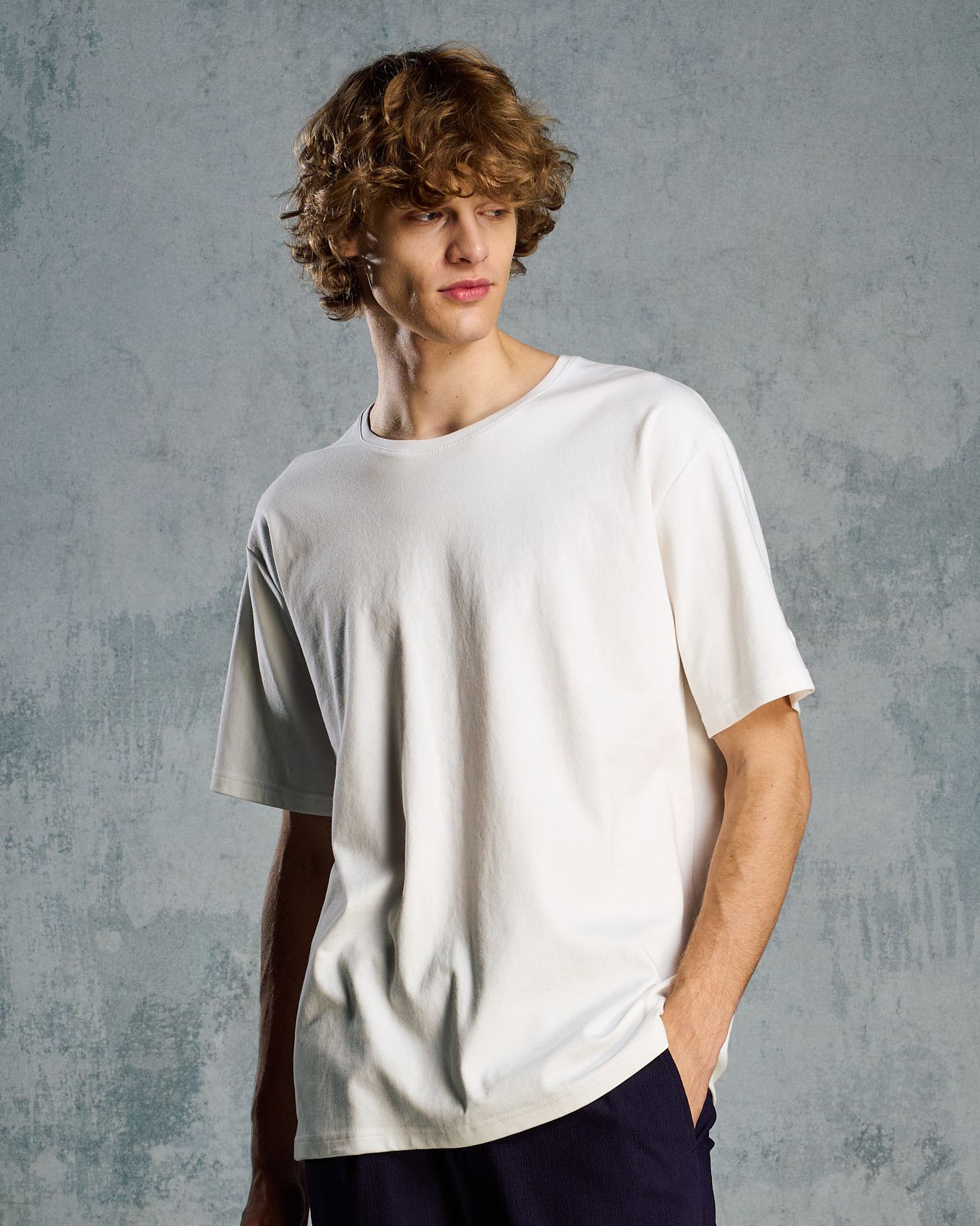 ☆先行予約☆ ラグジュアリーコットンクルーネック S/S  カットソー /  luxury cotton S/S / WHITE [7134 cj72i]