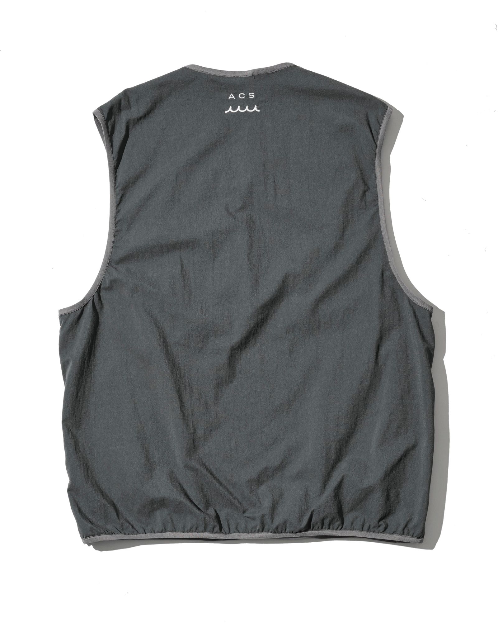 ☆先行予約☆muta MARINE × ACANTHUS  / フィールドベスト /  Field Vest / GREY【MA2722】