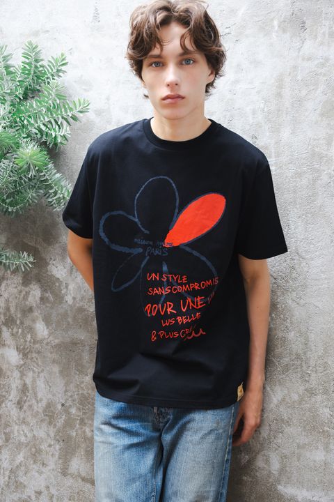MAISON HONORE PARIS×MUTA MARINE / Tシャツ / Florent &  Concept(フローレント＆コンセプ) / ブラック