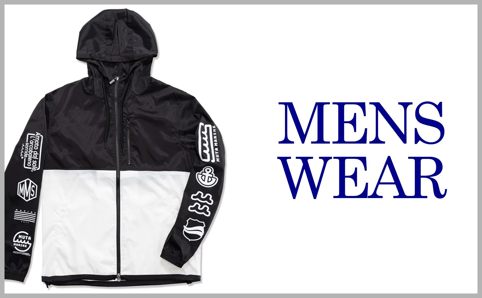 ムータ　　men's  ブルゾン　ブラックＳサイズ