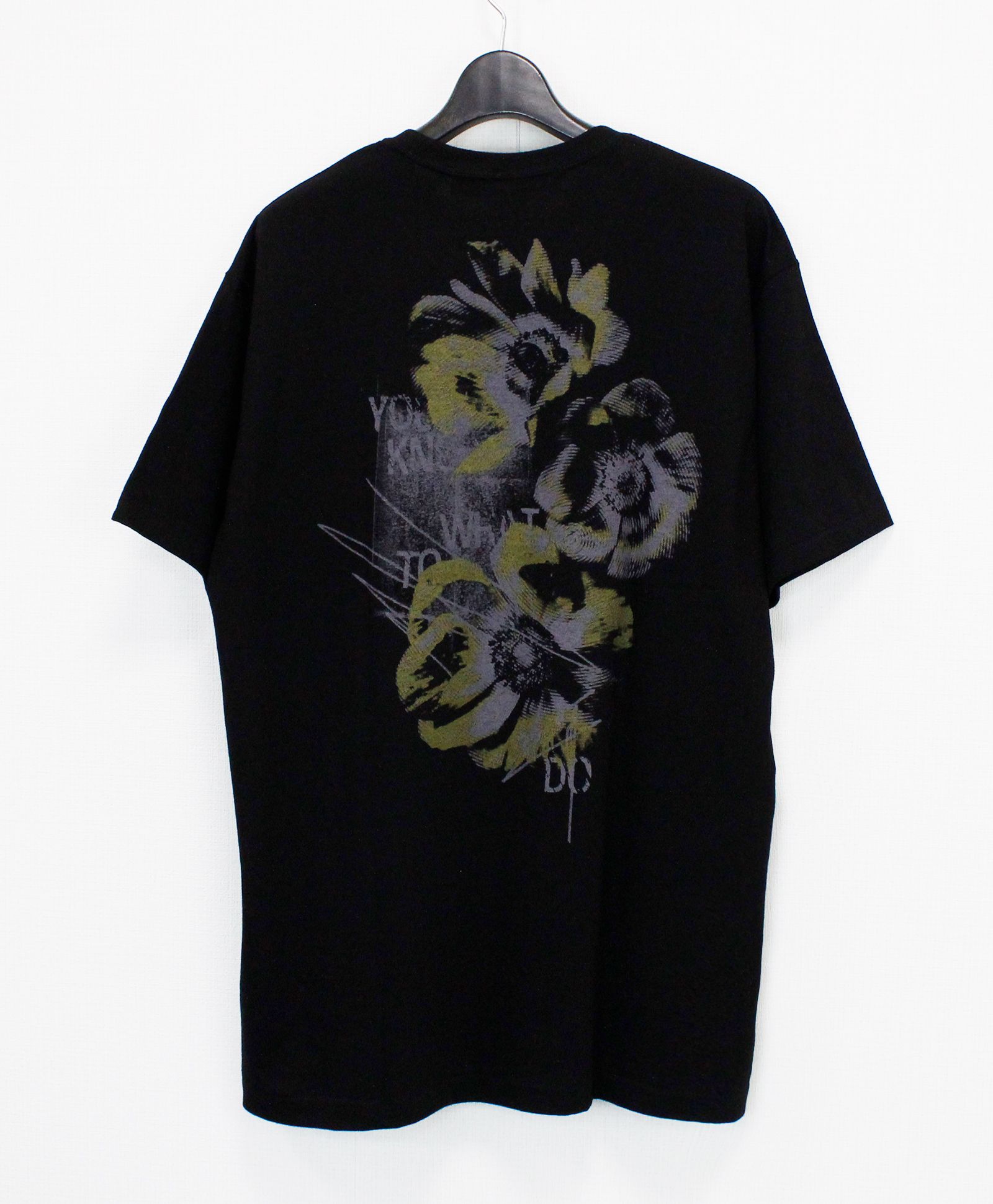 JERSEY POPPY T-SHIRT / BLACK [GK-T80-070-2]