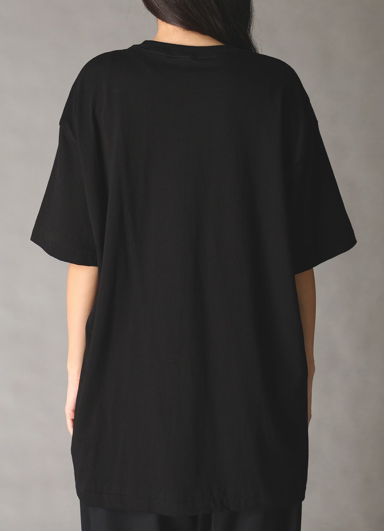 JERSEY CROW T-SHIRT / BLACK [GK-T76-070-2]