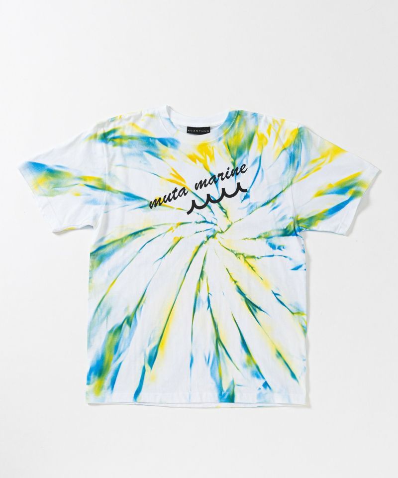 ACANTHUS - ACANTHUS x muta MARINE / Hand Spiral Dye Tee / タイダイ