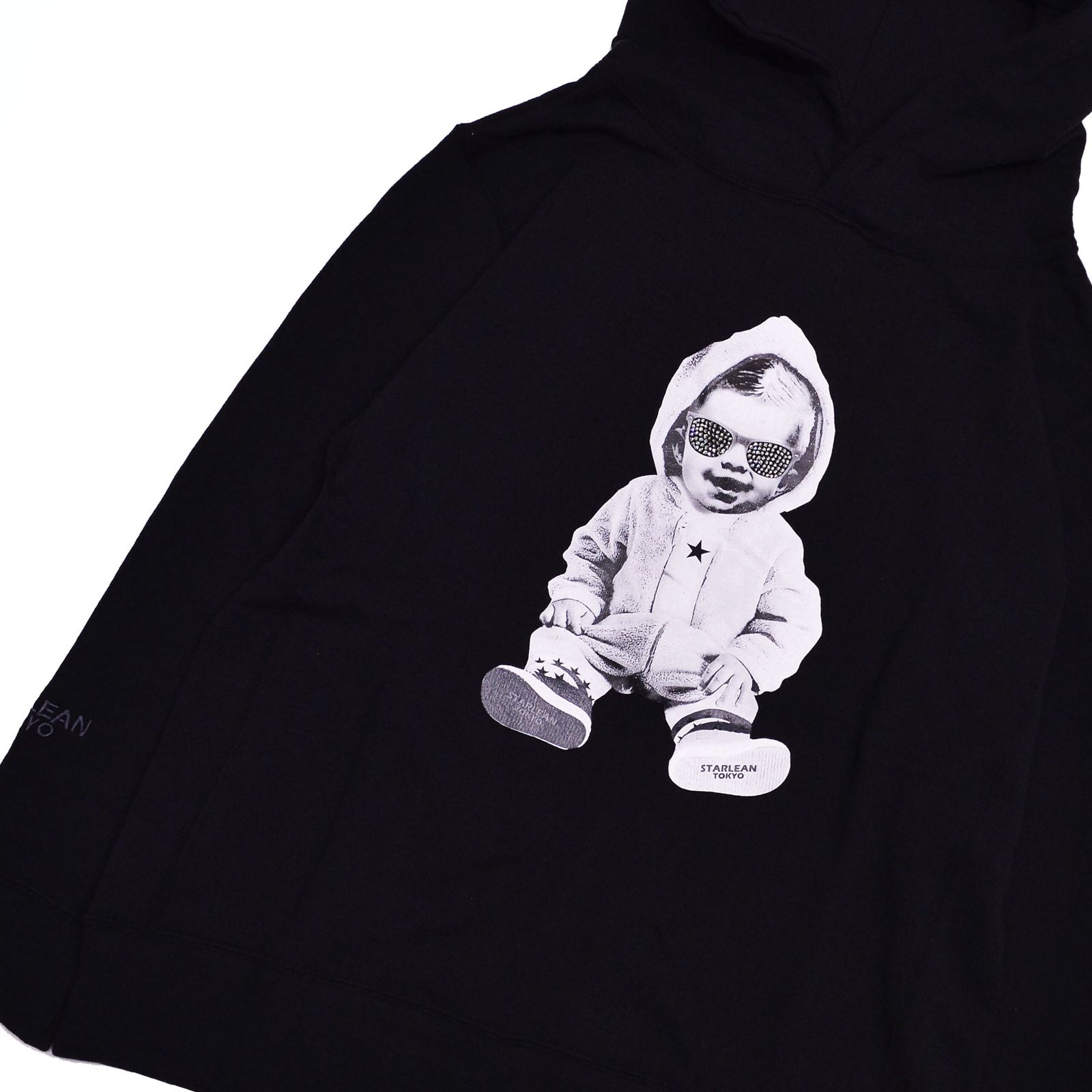 プルオーバーパーカー / SWALLOW HOODIE BABY / BLACK  [SLPP086]
