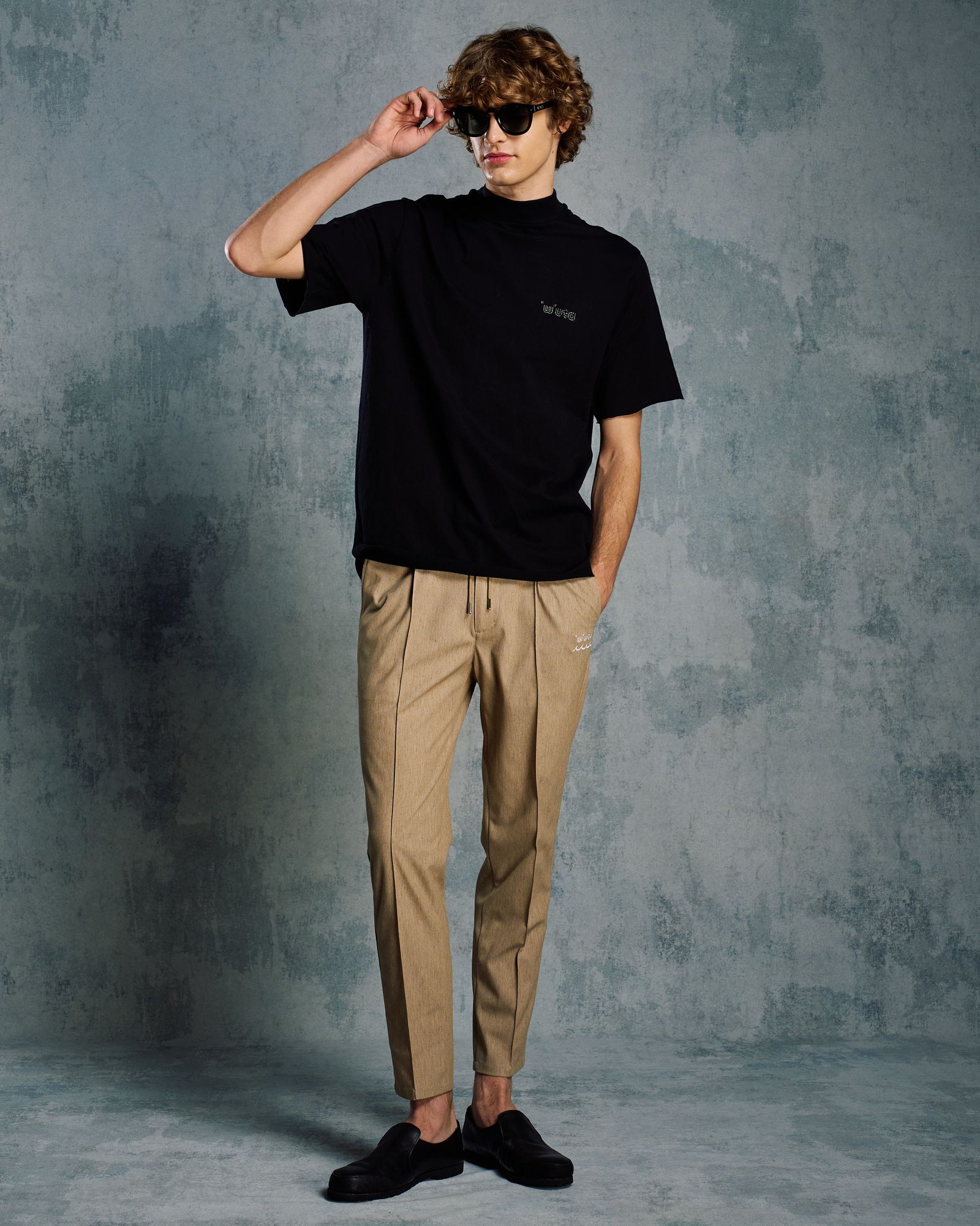 ☆先行予約☆ muta × wjk  / ピンタック イージースラックス / smart pin-tuck slacks  / CAMEL [501 mw01i]