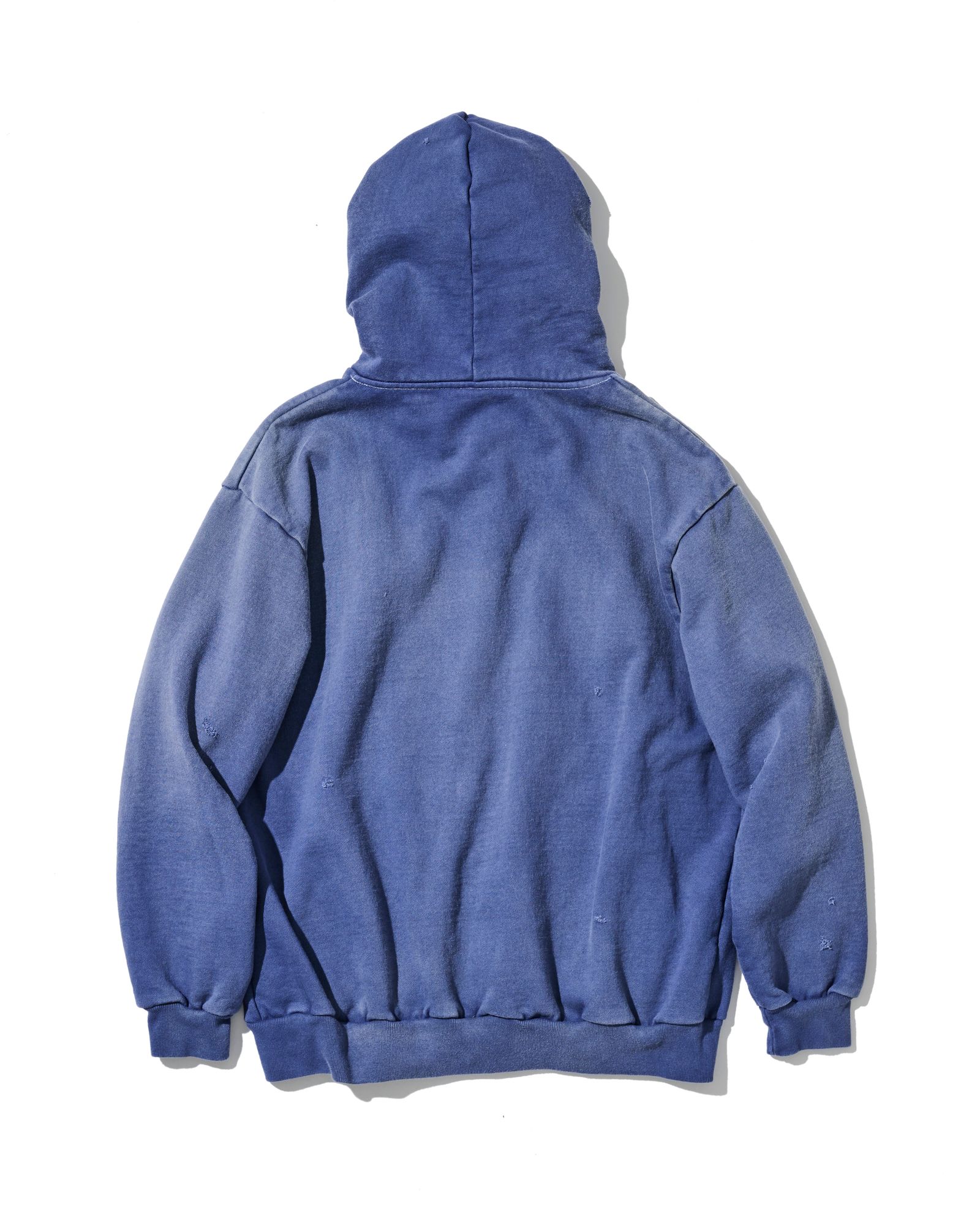 ☆先行予約☆  ダメージフーディー / パーカー / Damaged Hooded Sweatshirt / FADED NAVY 【DH2502】