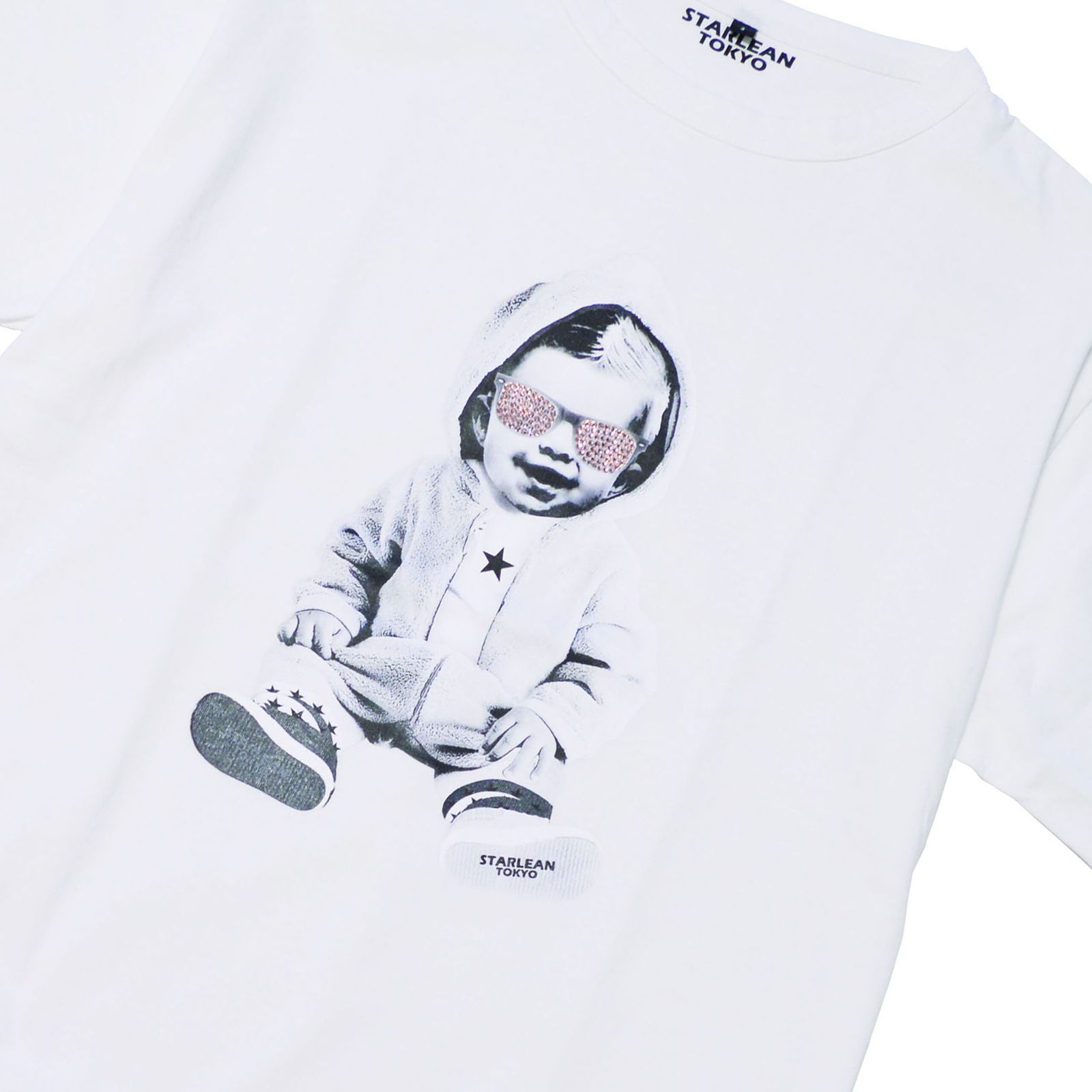 プリントTシャツ SWALLOW HOODIE BABY T-SHIRT / [SLTN107] WHITE