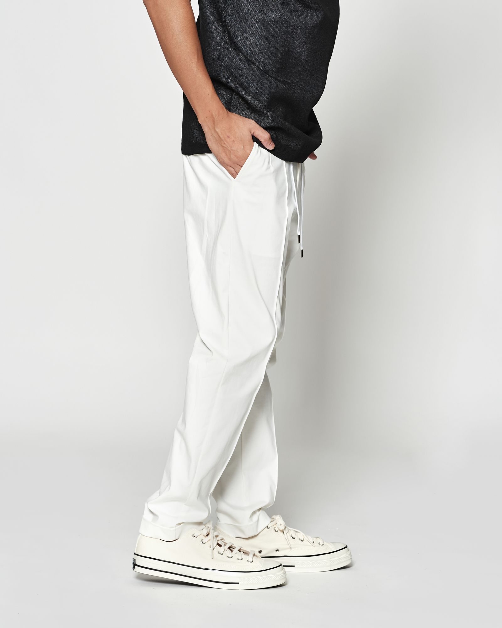 ☆先行予約☆muta MARINE × ACANTHUS / イージータイトスラックス / Easy Tight Slacks / WHITE 【MA2631】