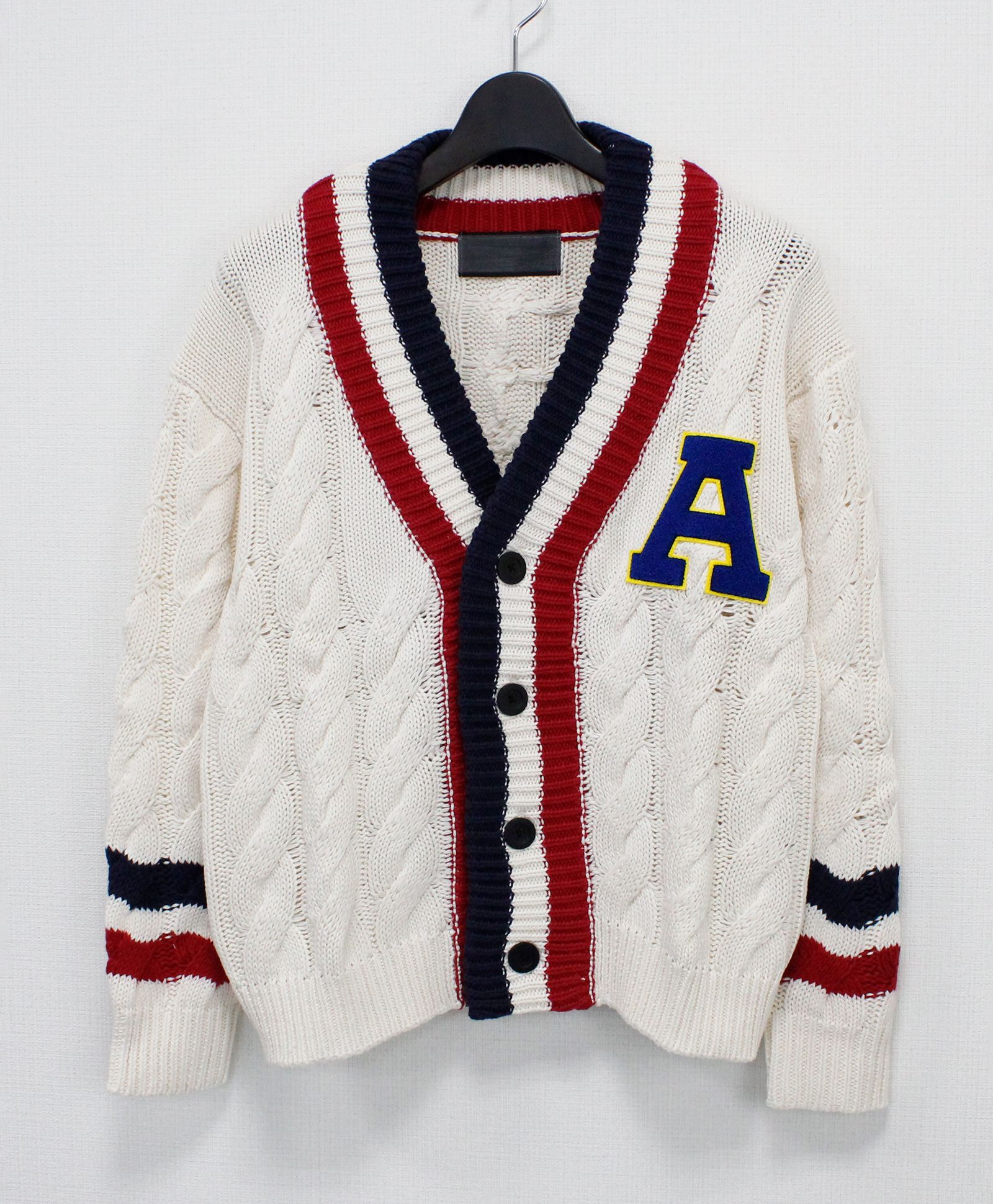 LEON × ACANTHUS  / ニットカーディガン / WHITE 【KT2450】