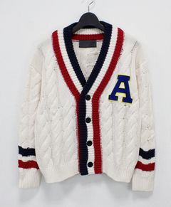 LEON × ACANTHUS  / ニットカーディガン / WHITE 【KT2450】