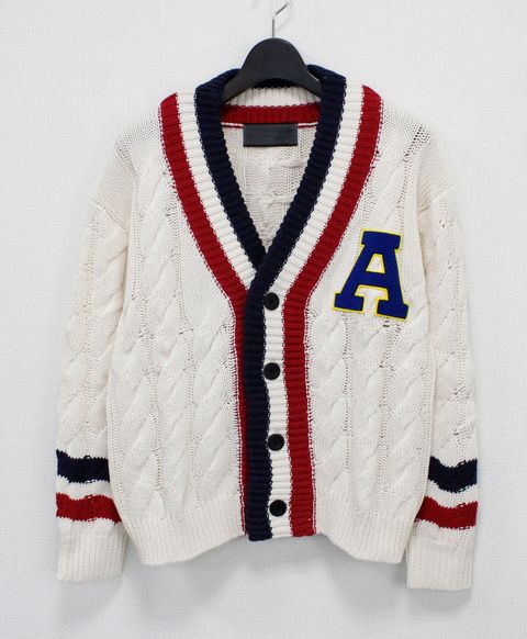 LEON × ACANTHUS  / ニットカーディガン / WHITE 【KT2450】