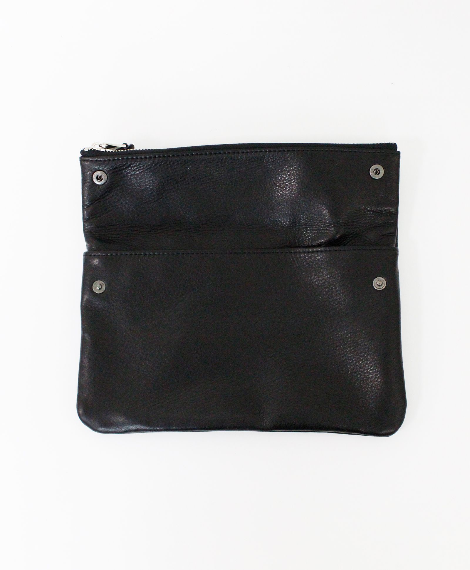 オイルドカウレザー・2wayミニクラッチショルダー / ブラック / Oiled Cow Leather 2way Mini Clutch Shoulder  / Black【DCD-01144】