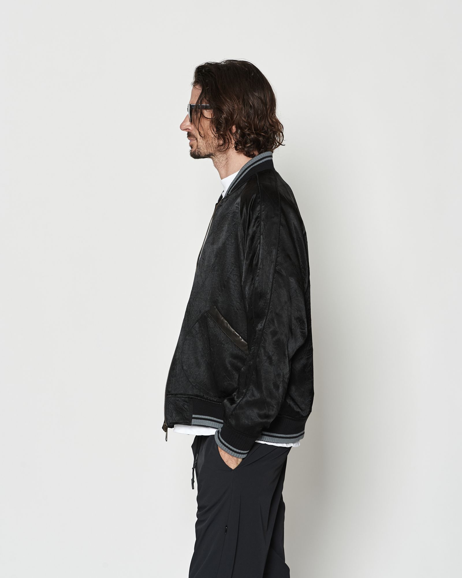 ☆先行予約☆ リバーシブルスーベニアジャケット / Souvenir Jacket / BLACK 【JK2603】