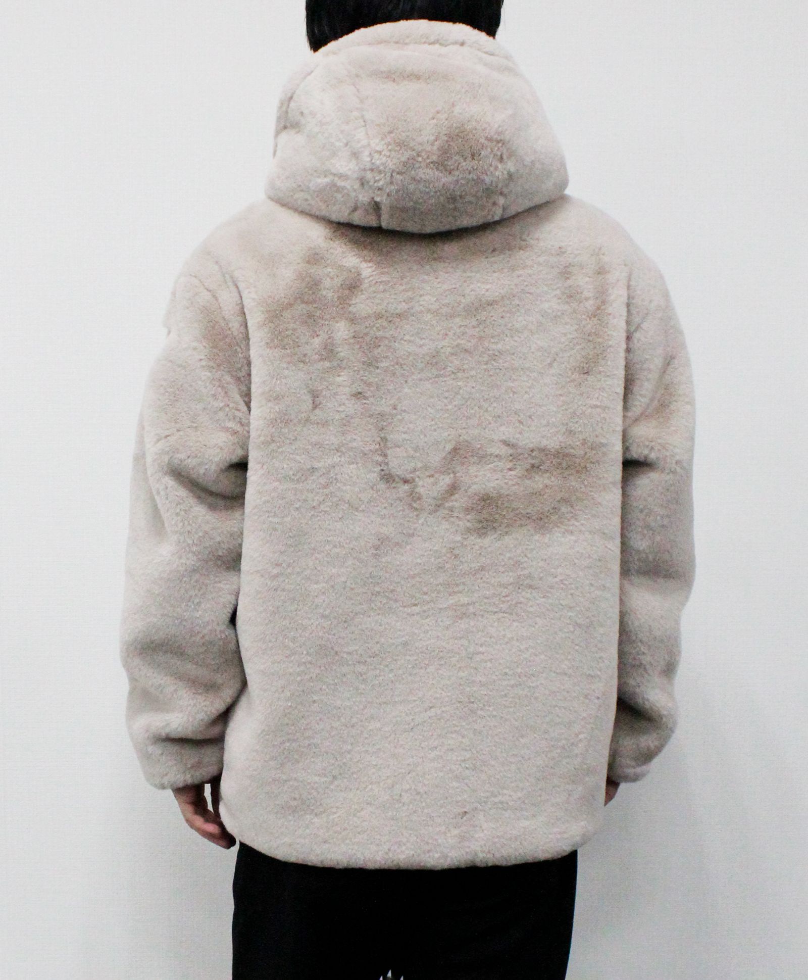 フード付き ボアブルゾン / MASCALI /  マスカリ / L.GRAY [MJXA0201033588]