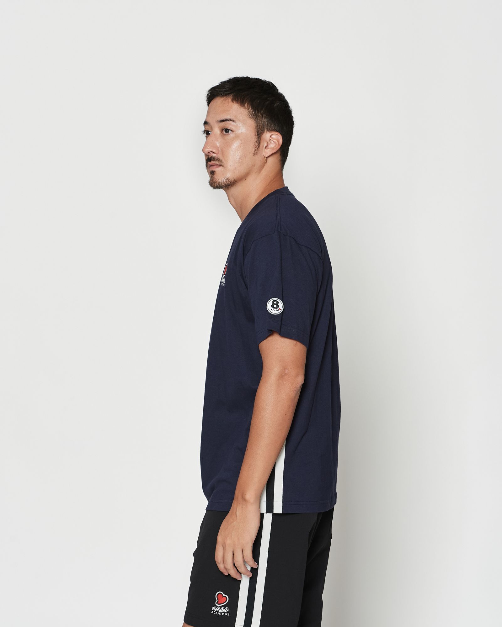 ☆先行予約☆muta MARINE × ACANTHUS  / スウィートTシャツ / sweet tee / NAVY 【MA2628】